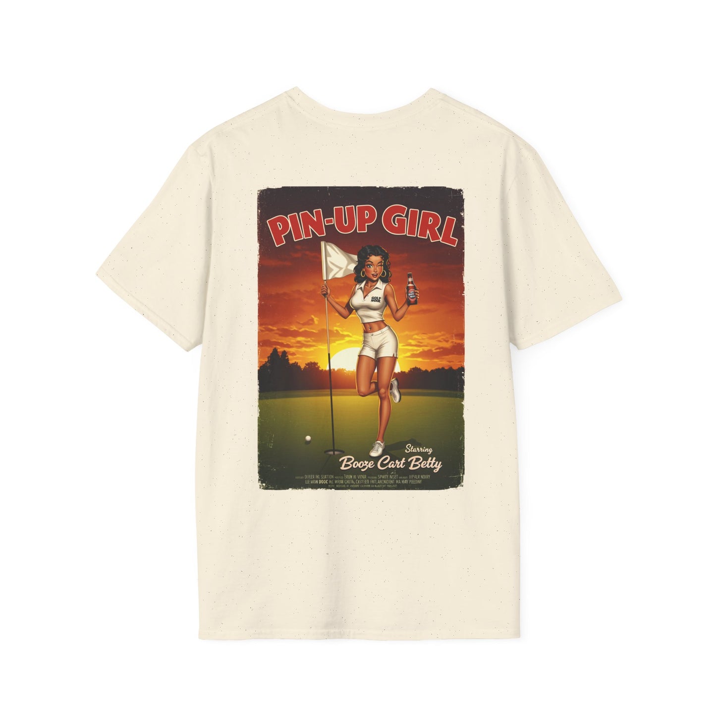 PIN-UP GIRL T-Shirt - Starring BOOZE CART BETTY