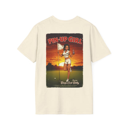 PIN-UP GIRL T-Shirt - Starring BOOZE CART BETTY