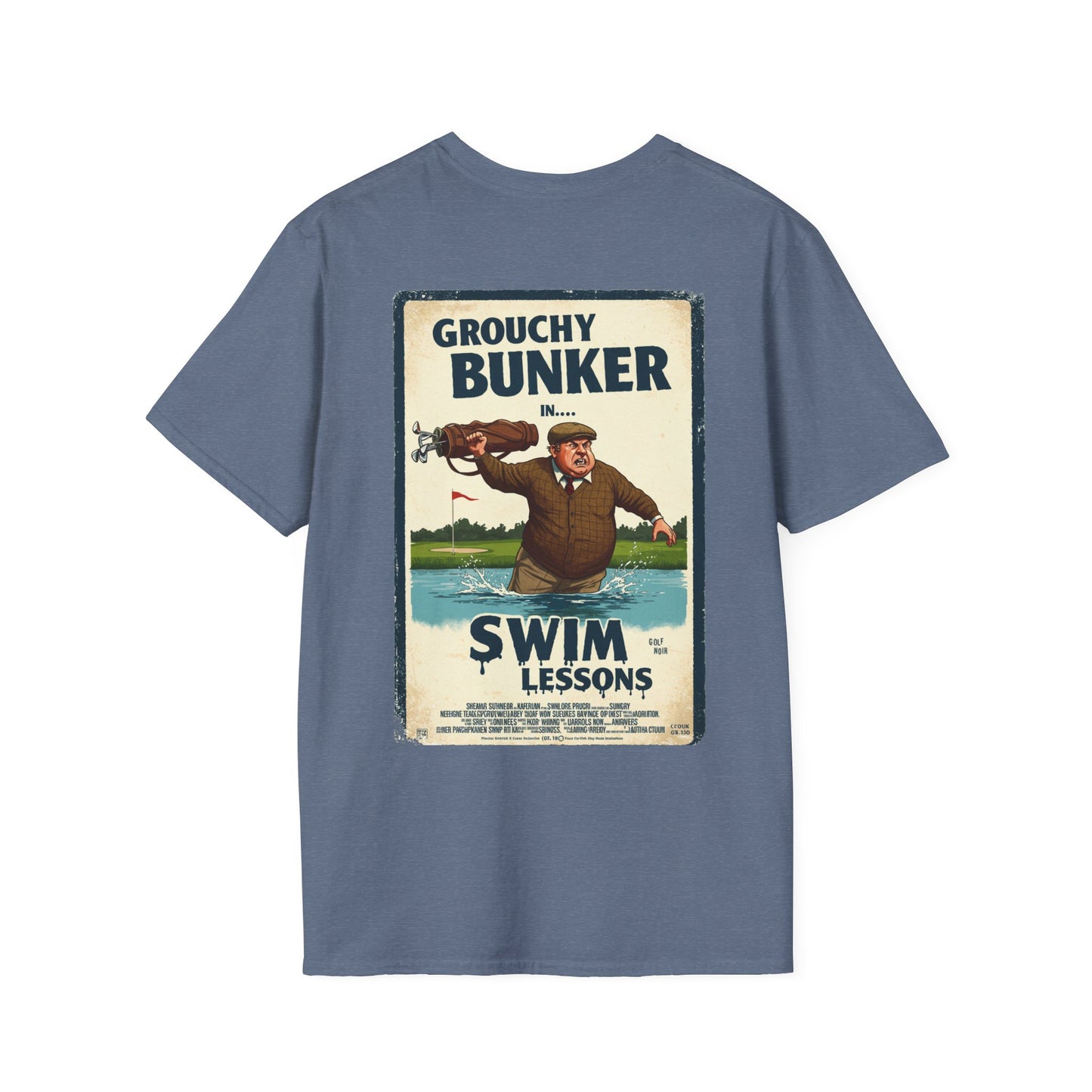 SWIM LESSONS T-Shirt - Starring GROUCHY BUNKER