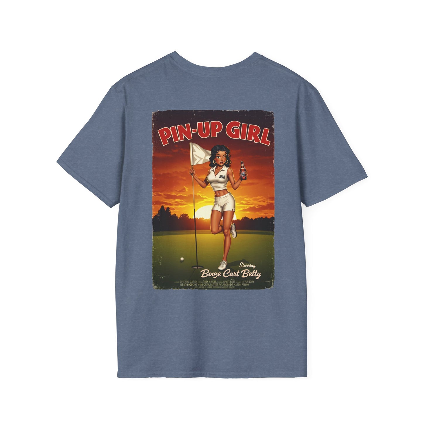 PIN-UP GIRL T-Shirt - Starring BOOZE CART BETTY