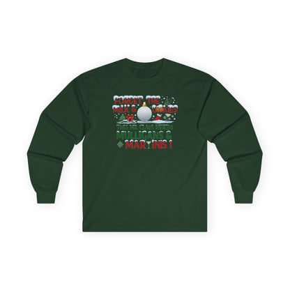 Forget The Milk & Cookies Long Sleeve T-Shirt (A Shanka Claus Design)