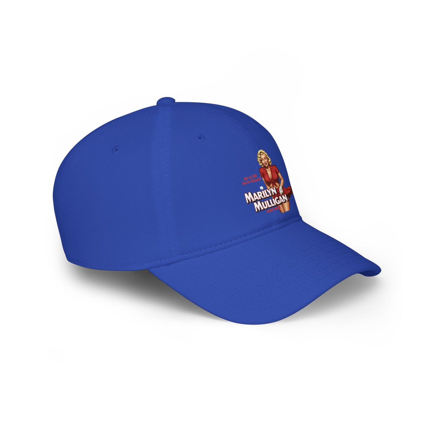 Marilyn Mulligan Hit It Till You're Happy Low Profile Baseball Cap - Golf Noir Statement Headwear