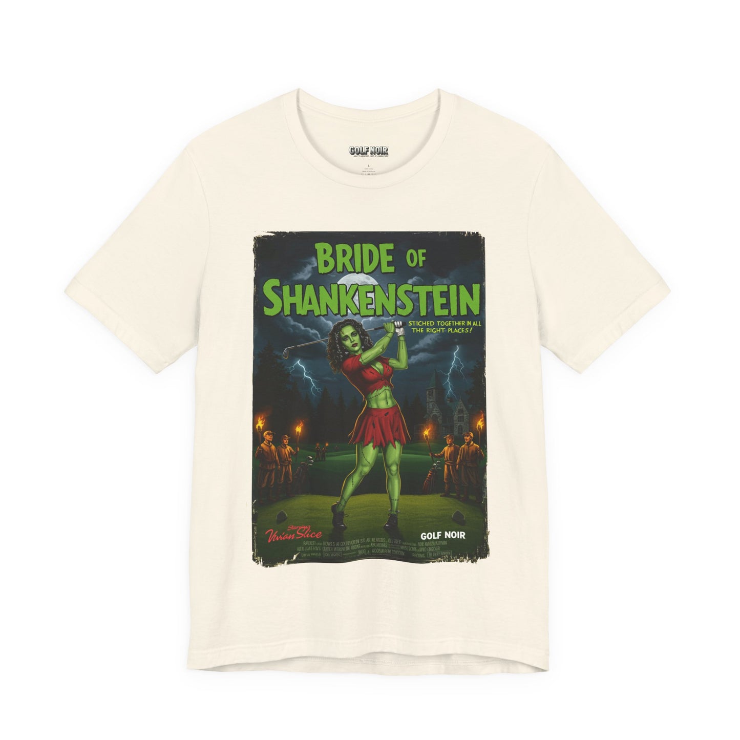 BRIDE OF SHANKENSTEIN T-Shirt - Starring VIVIAN SLICE (A Vincent Slice Design)