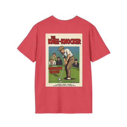 THE KNEE-KNOCKER T-Shirt - Starring GREGORY GIMMIE