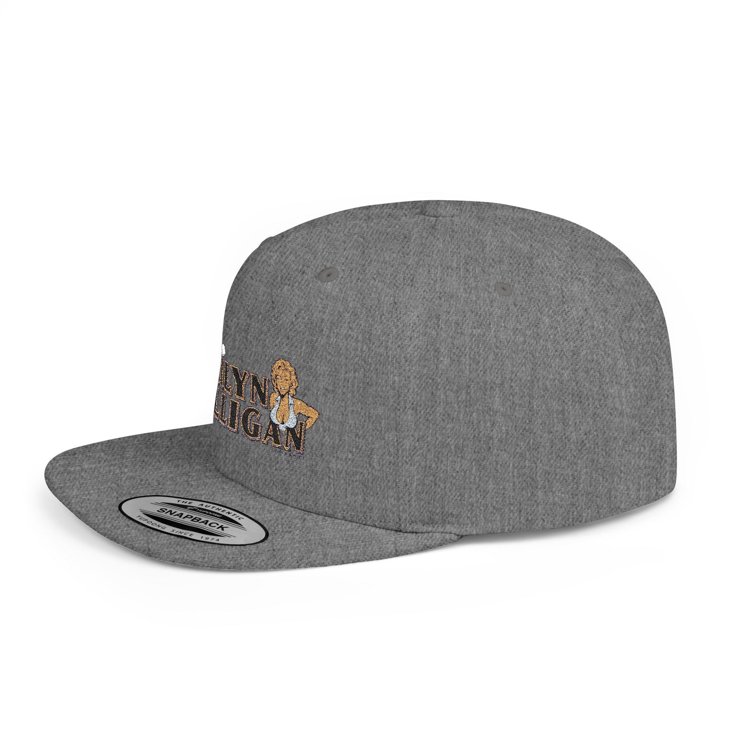 Marilyn Mulligan Flat Bill Snapback Cap