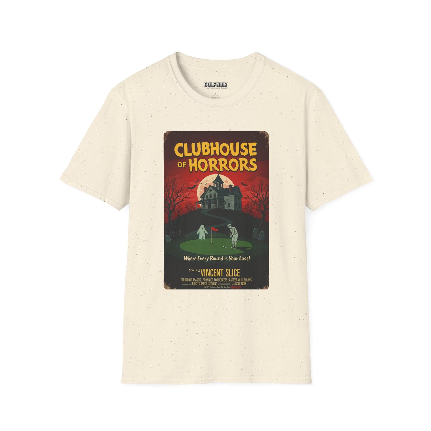 CLUBHOUSE OF HORRORS T-Shirt - Starring VINCENT SLICE