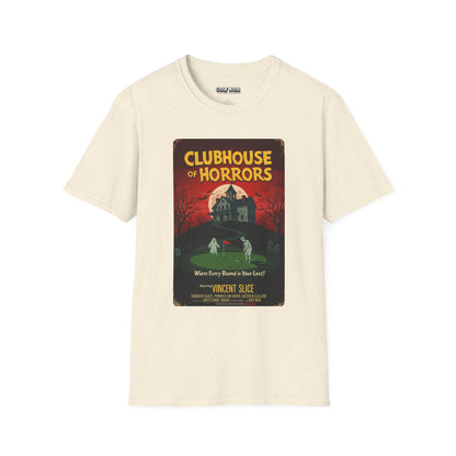 CLUBHOUSE OF HORRORS T-Shirt - Starring VINCENT SLICE