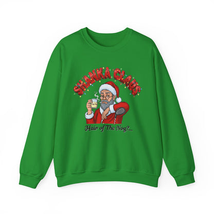 SHANKA CLAUS Christmas Sweatshirt - Hair of The Nog?