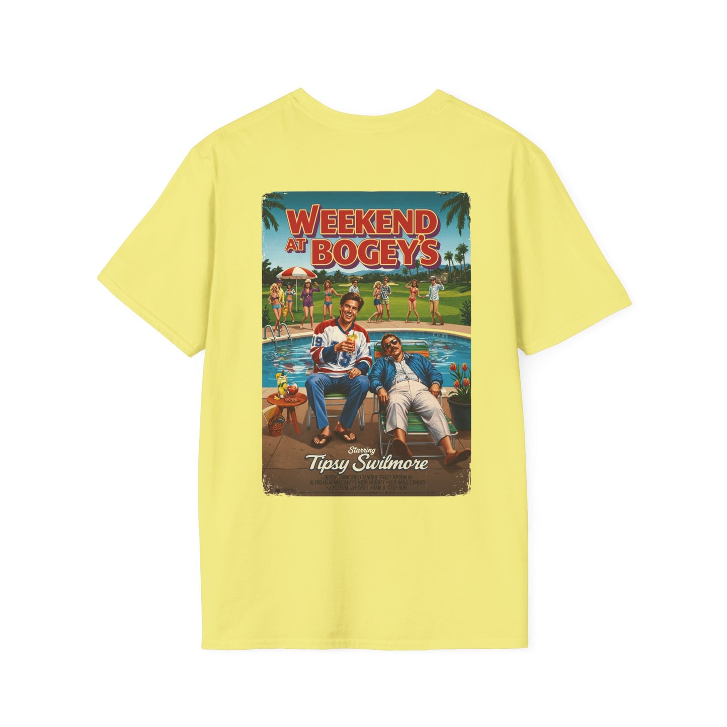 WEEKEND AT BOGEY'S T-Shirt - Starring TIPSY SWILMORE