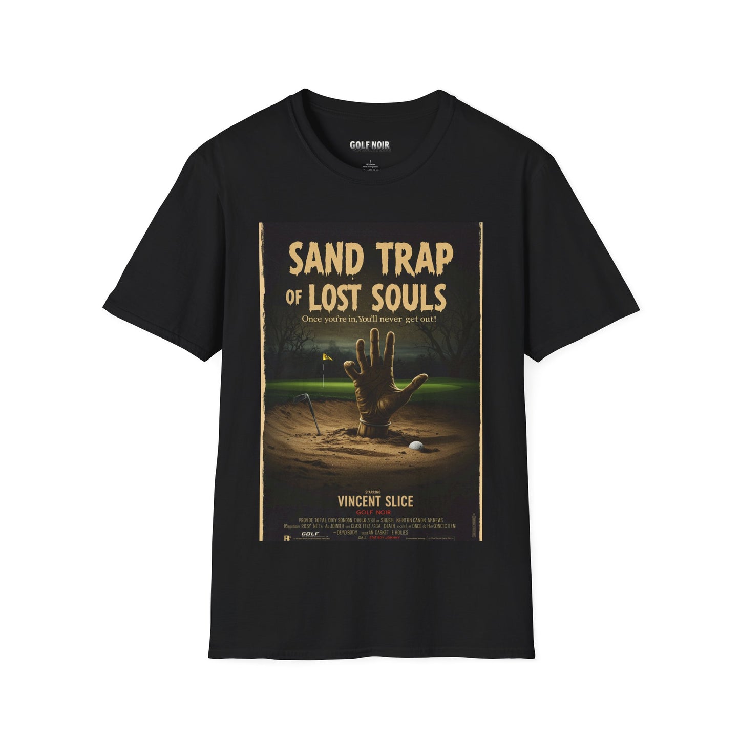 SAND TRAP OF LOST SOULS T-Shirt - Starring VINCENT SLICE