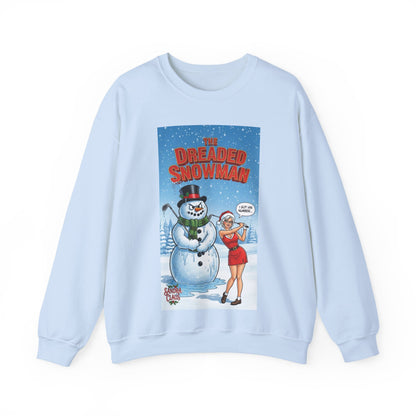 SANDRA CLAUS Christmas Sweatshirt — 'The Dreaded Snowman'