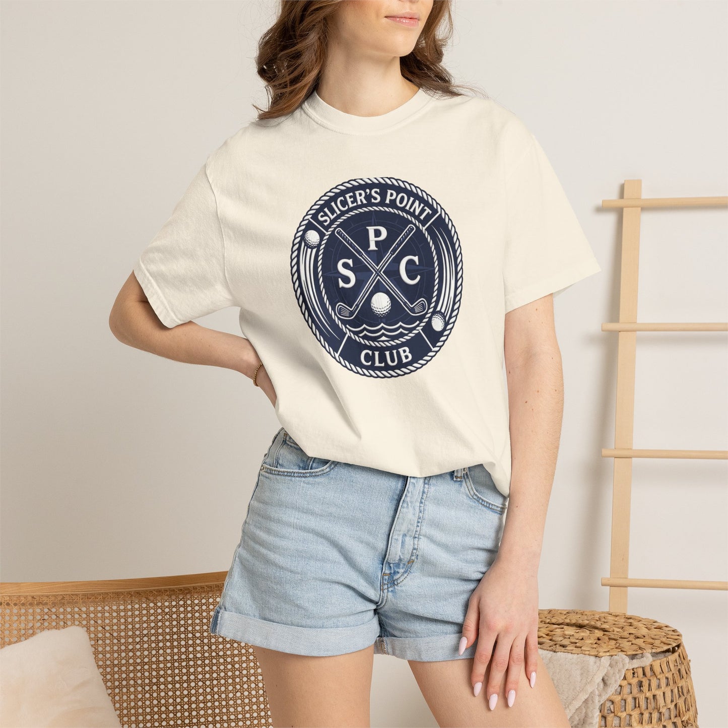 Slicer's Point Club T-Shirt – Fictional Fairways Signature Apparel