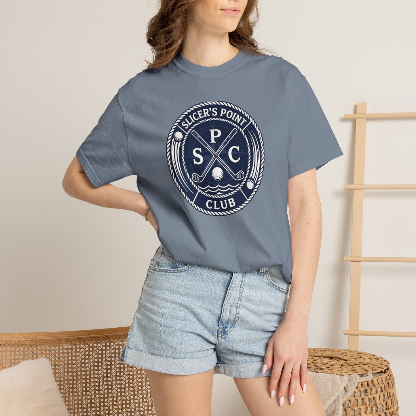 Slicer's Point Club T-Shirt – Fictional Fairways Signature Apparel