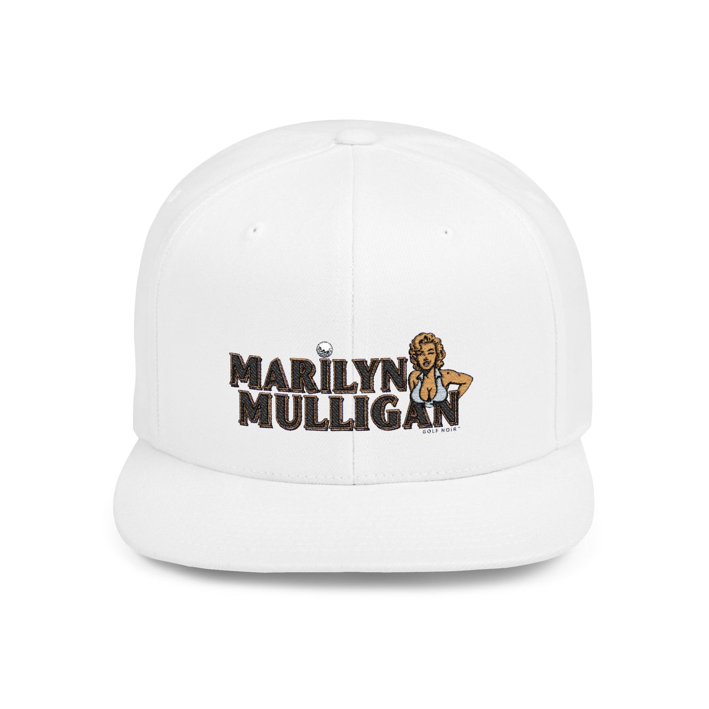 Marilyn Mulligan Flat Bill Snapback Cap