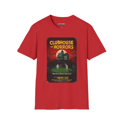 CLUBHOUSE OF HORRORS T-Shirt - Starring VINCENT SLICE