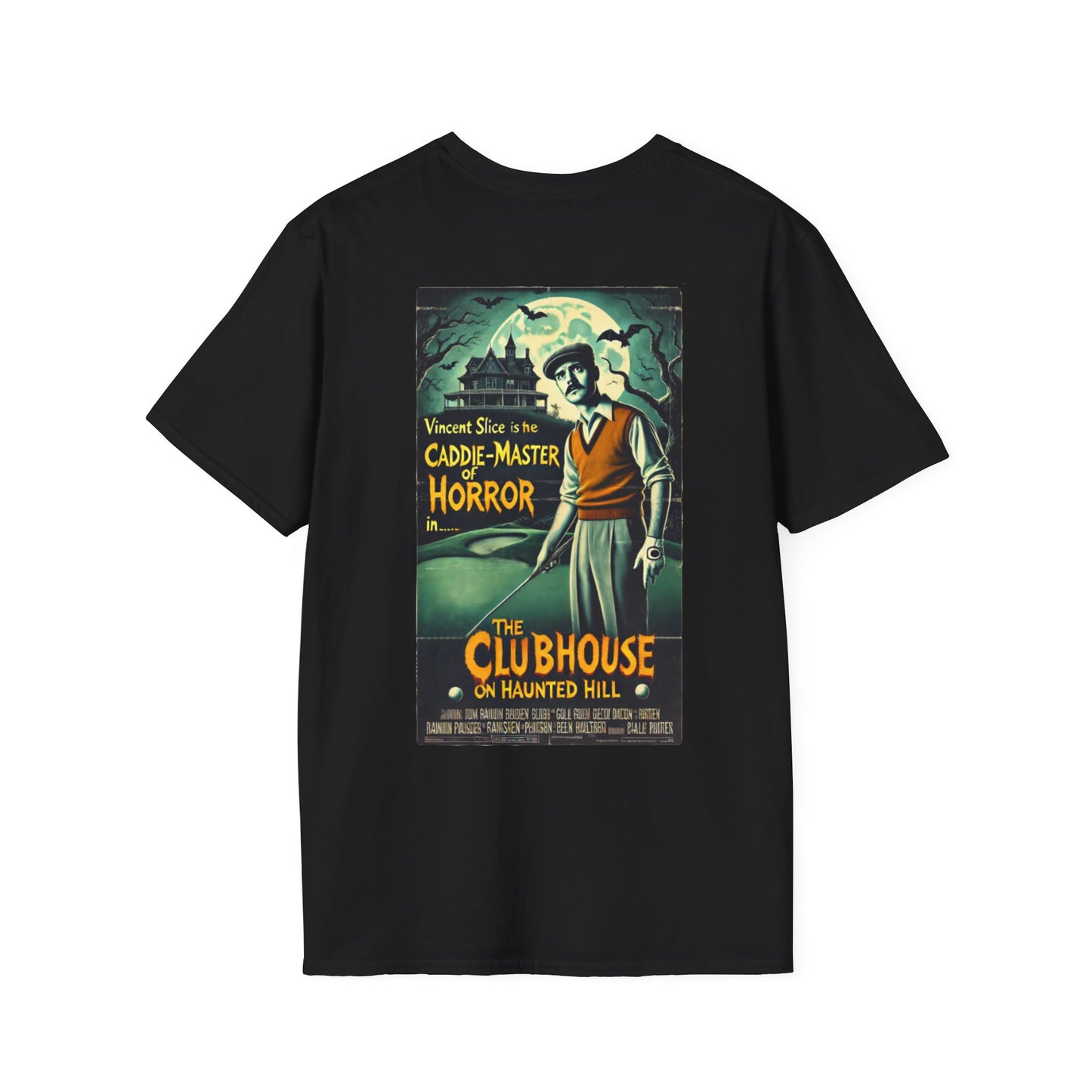 THE CLUBHOUSE ON HAUNTED HILL T-Shirt - Starring VINCENT SLICE