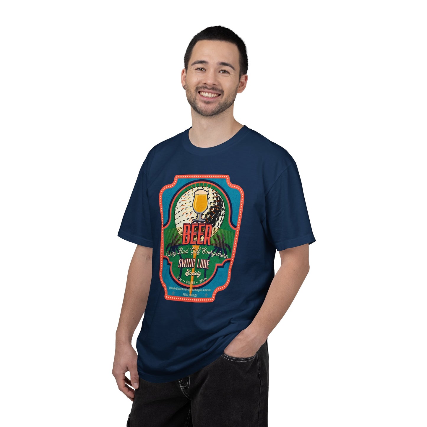 Beer Curing Bad Golf T-Shirt 2 — Swing Lube Society Signature Apparel