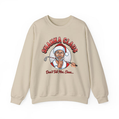 SHANKA CLAUS Crewneck Sweatshirt - Don't Tell Mrs. Claus