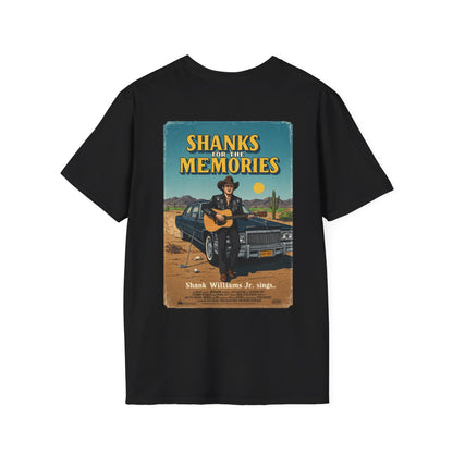 SHANKS FOR THE MEMORIES T-Shirt - Starring SHANK WILLIAMS JR.