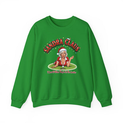 SANDRA CLAUS Sweatshirt - I Love It When They're In The Leather