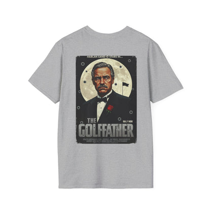 THE GOLFFATHER T-Shirt - Starring HARLAN SAND-O