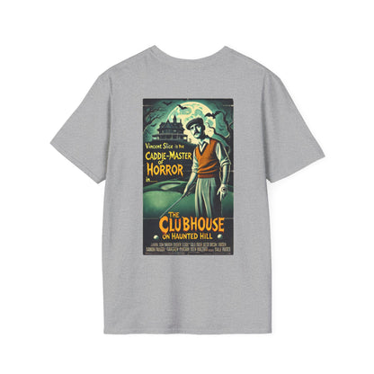 THE CLUBHOUSE ON HAUNTED HILL T-Shirt - Starring VINCENT SLICE