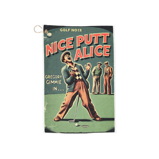 Nice Putt Alice Golf Towel