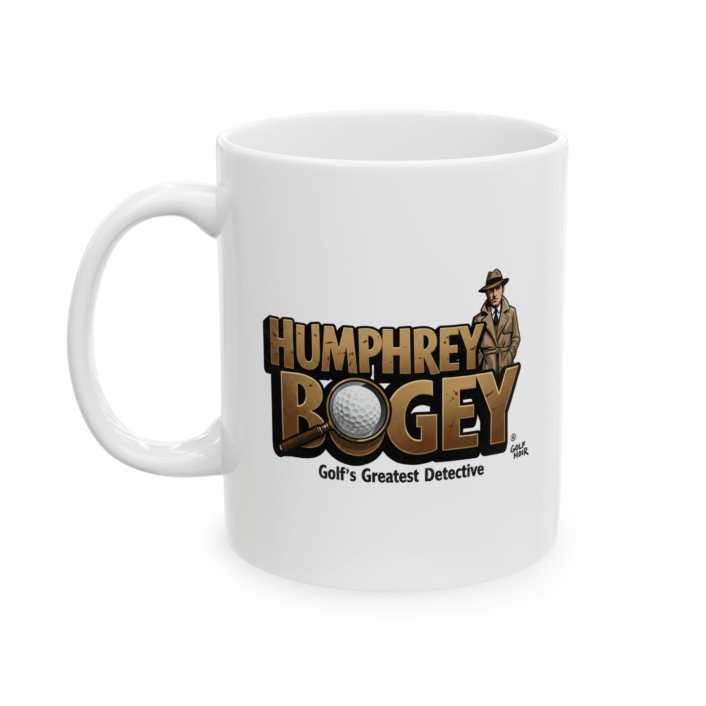 HUMPHREY BOGEY Mug - Golf's Greatest Detective