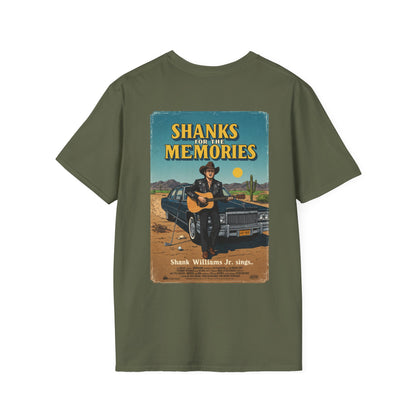 SHANKS FOR THE MEMORIES T-Shirt - Starring SHANK WILLIAMS JR.