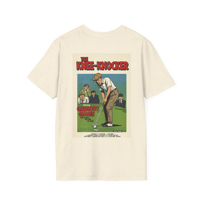 THE KNEE-KNOCKER T-Shirt - Starring GREGORY GIMMIE