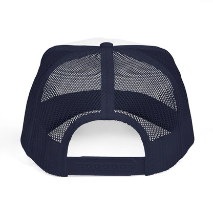 "Sip Swing Swear Repeat" Golf Trucker Hat - Swing Lube Society Statement Headwear