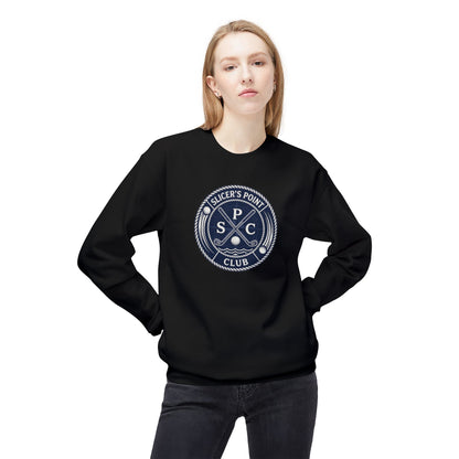 Slicer's Point Club Crewneck Sweatshirt — Fictional Fairways Signature Apparel