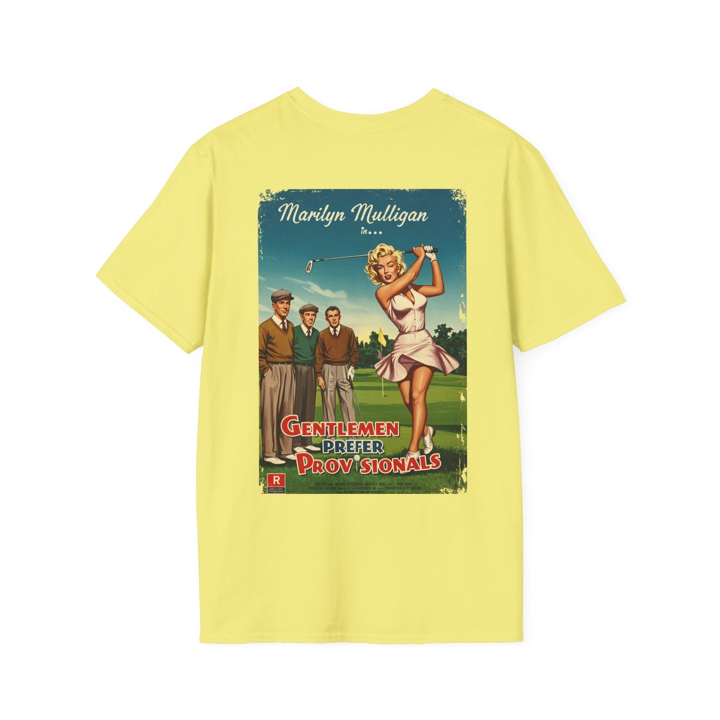 GENTLEMEN PREFER PROVISIONALS T-Shirt - Starring MARILYN MULLIGAN