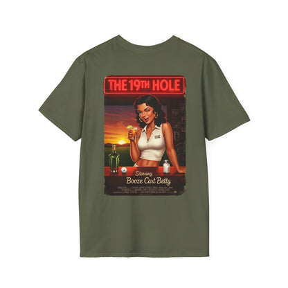 THE 19TH HOLE T-Shirt - Starring BOOZE CART BETTY