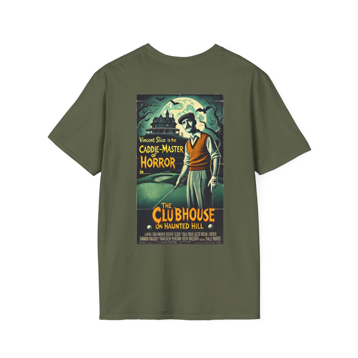 THE CLUBHOUSE ON HAUNTED HILL T-Shirt - Starring VINCENT SLICE