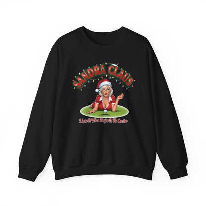 SANDRA CLAUS Sweatshirt - I Love It When They're In The Leather