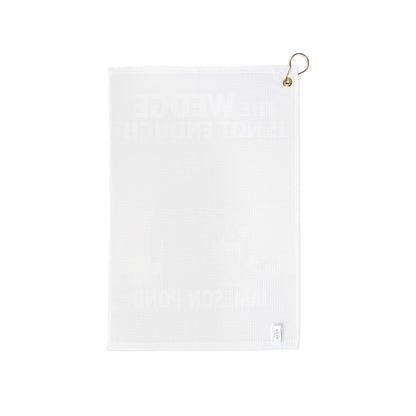 THE WEDGE IS NOT ENOUGH Golf Towel - Starring JAMESON POND
