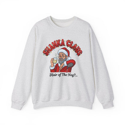 SHANKA CLAUS Christmas Sweatshirt - Hair of The Nog?