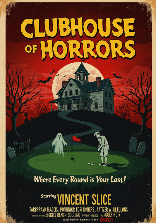 CLUBHOUSE OF HORRORS T-Shirt - Starring VINCENT SLICE