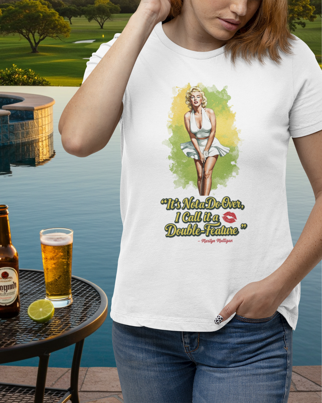 DOUBLE-FEATURE T-Shirt - Starring MARILYN MULLIGAN