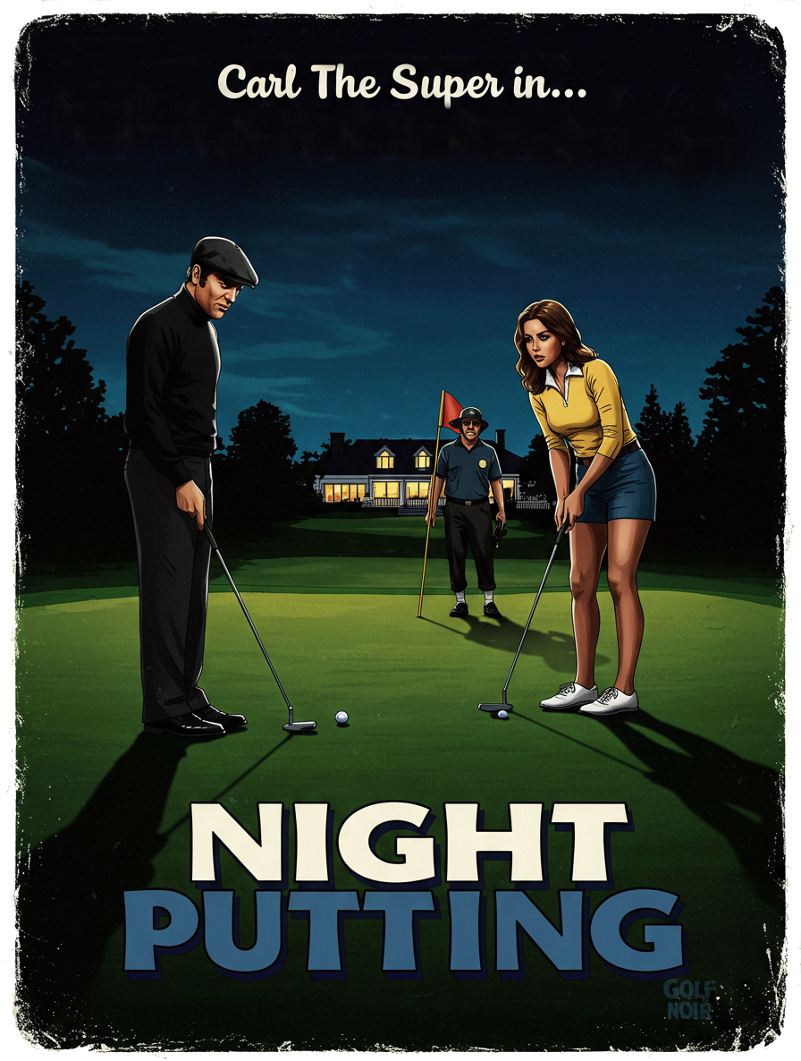Night Putting T-Shirt - Starring CARL THE SUPER