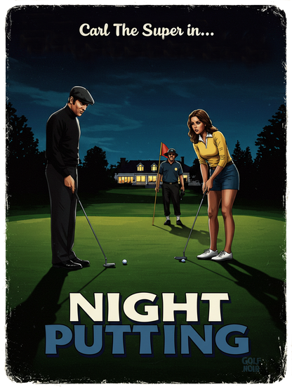 Night Putting T-Shirt - Starring CARL THE SUPER