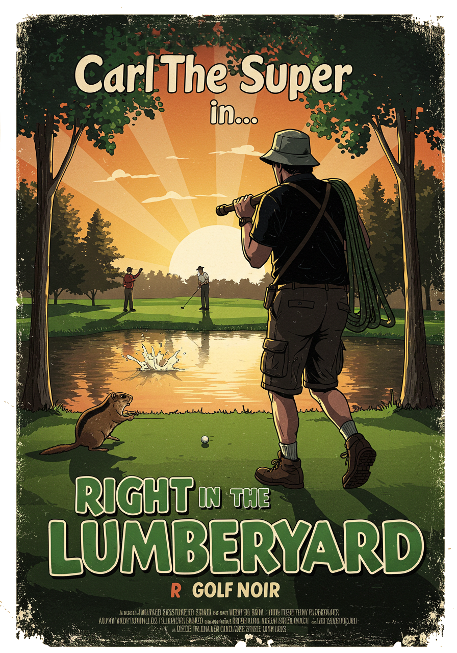 Right in The Lumberyard T-Shirt - Starring CARL THE SUPER