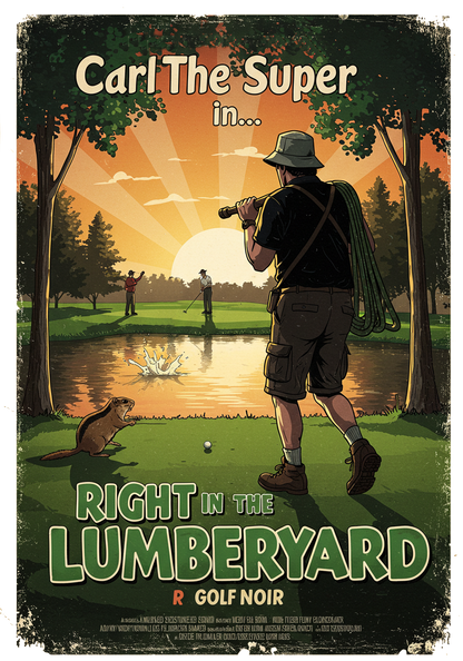 Right in The Lumberyard T-Shirt - Starring CARL THE SUPER