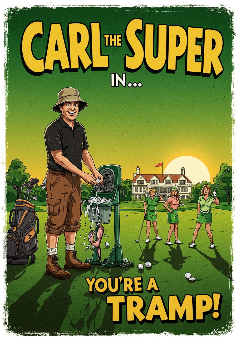 You're a Tramp! T-Shirt - Starring CARL THE SUPER