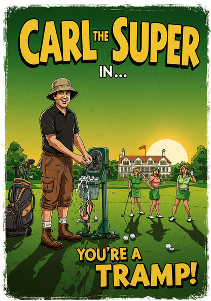 You're a Tramp! T-Shirt - Starring CARL THE SUPER